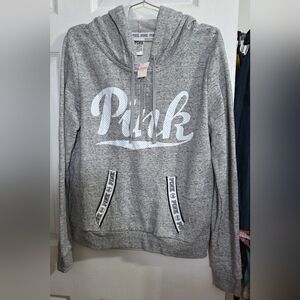 PINK Victoria's Secret Heather Gray Hoodie